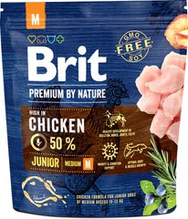 Brit Premium JUNIOR M - корм для щенков средних пород - 15 кг Petmarket