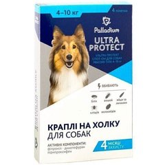 Palladium ULTRA PROTECT - капли на холку от блох и клещей для собак 4-10 кг Petmarket