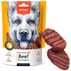 Wanpy Grilled Beef Steak - Стейк гриль с говядиной и курицей - лакомство для собак Petmarket