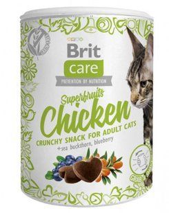Brit Care Superfruits Chicken - лакомство для кошек (курица/облепиха/черника) Petmarket