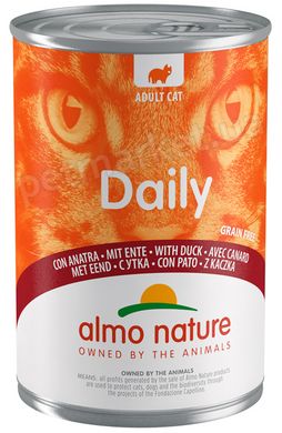 Almo Nature Daily Утка - влажный корм для кошек, 400 г Petmarket