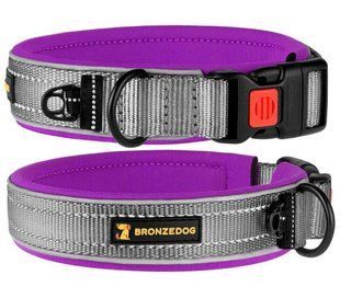 BronzeDog SPORT - нашийник для собак середніх та великих порід - XL, блакитний Petmarket