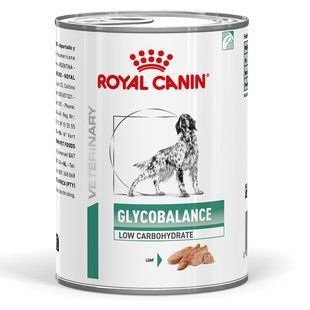 Royal Canin Glycobalance Low Carbohydrate Dog - Глюкобеленс - лечебный влажный корм для собак при сахарном диабете (паштет) - 410 г % Petmarket