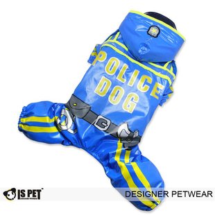 IsPet POLICE DOG комбінезон-дощовик для маленьких собак - XS % РОЗПРОДАЖ Petmarket