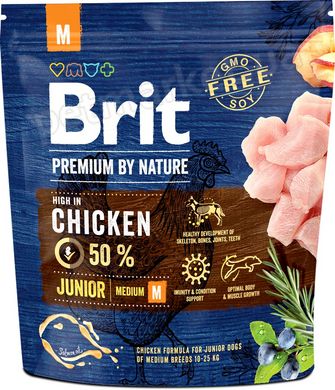 Brit Premium JUNIOR M - корм для цуценят середніх порід - 3 кг Petmarket