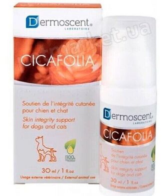Dermoscent CICAFOLIA - відновлюючий гель для пошкодженої шкіри собак та котів - 30 мл Petmarket