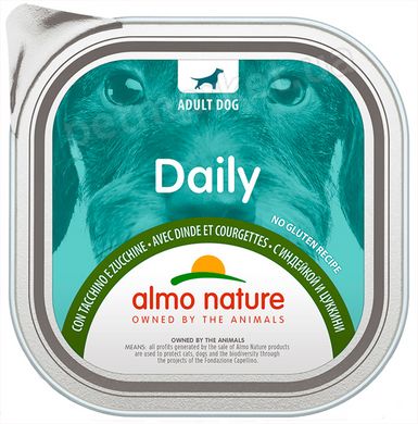Almo Nature Daily Индейка/кабачок влажный корм для собак - 100 г Petmarket