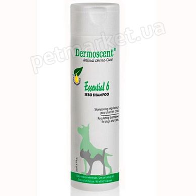 Dermoscent ESSENTIAL 6 SEBO Shampoo - лечебный шампунь при себорее для собак и кошек Petmarket