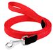 Collar БРЕЗЕНТ Цветной - поводок для собак, 20 мм, красный