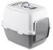 Stefanplast CATHY Comfort - закритий туалет із фільтром для кішок - 58х45х48 см, Сірий Petmarket