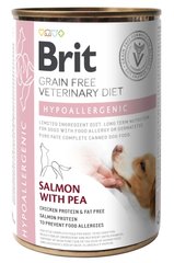Brit Veterinary Diet Hypoallergenic консервы для собак с пищевой аллергией/непереносимостью, 400 г Petmarket