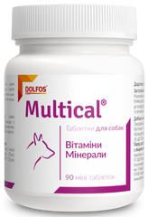 Dolfos MultiCal Mini витаминно-минеральная добавка для собак мини пород, 90 табл. Petmarket
