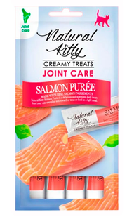 Natural Kitty Fuctional Creamy Treat Salmon Puree Joint Care - кремові ласощі для суглобів котів (пюре з лосося) Petmarket