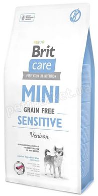 Brit Care Grain Free MINI Sensitive - беззерновий корм для собак міні порід з чутливим травленням (оленина) - 2 кг Petmarket