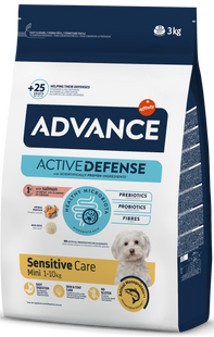 Advance ADULT Mini Sensitive - корм для собак міні порід з чутливим травленням (лосось/рис) - 7,5 кг Petmarket