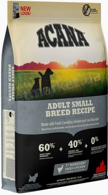 Acana Adult Small Breed Recipe біологічний корм для собак дрібних порід - 6 кг Petmarket
