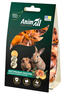 AnimAll Сушеные морковь и тыква - лакомство для грызунов Petmarket