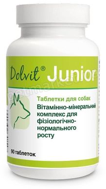 Dolfos DOLVIT JUNIOR - Долвит Юниор - витаминно-минеральная добавка для щенков - 90 табл. (СРОК 17.08.2021) % Petmarket