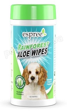 Espree RAINFOREST Wipes - влажные салфетки для ухода за собакой - 50 шт. Petmarket