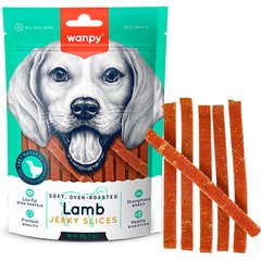 Wanpy Soft Lamb Jerky Slices - вяленые слайсы из филе ягненка - лакомство для собак Petmarket