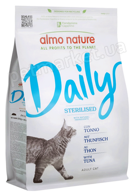 Almo Nature Daily Cat Sterilised with Tuna - корм для стерилизованных кошек (тунец) Petmarket