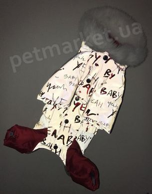 Dogs Bomba GLOW зимовий комбінезон світловідбиваючий для собак (для дівчаток) - №6 Petmarket
