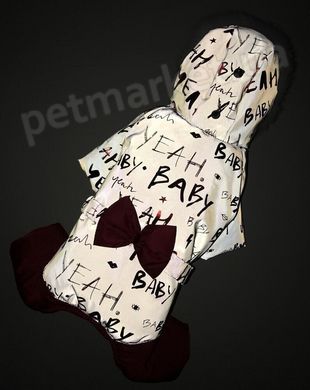 Dogs Bomba GLOW зимовий комбінезон світловідбиваючий для собак (для дівчаток) - №6 Petmarket