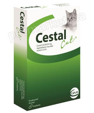 Ceva ЦЕСТАЛ КЕТ - антигельмінтик широкого спектру дії для кішок - 1 таблетка % Petmarket