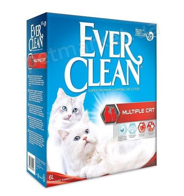 Ever Clean MULTIPLE CAT - Мульті Кет - комкуючий наповнювач для котячого туалету - 10 л Petmarket