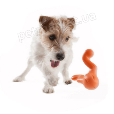 West Paw TIZZI - Тіззі для ласощів - миіцна іграшка для собак, 18 см, помаранчевий Petmarket