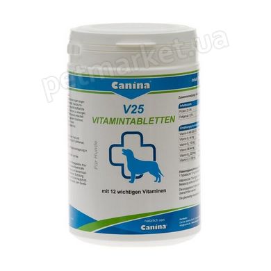 Canina V25 Vitamintabletten - вітамінний комплекс для цуценят - 210 табл. Petmarket