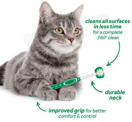 TropiClean Oral Care Kit Fresh Breath - набір для догляду за ротовою порожниною котів Petmarket