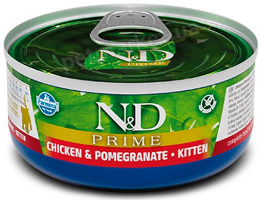 Farmina N&D Prime Kitten Курица/гранат - консервы для котят, 70 г Petmarket