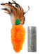 Kong Refillables Carrot Feather - игрушка со сменным блоком с кошачьей мятой для кошек