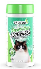 Espree SILKY CAT Wipes - вологі серветки для догляду за котами - 50 шт. Petmarket