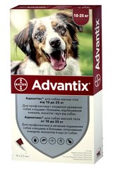 Bayer ADVANTIX - средство от блох и клещей для собак 10-25 кг - 1 пипетка % Petmarket