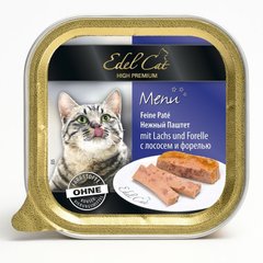 Edel Cat ЛОСОСЬ/ФОРЕЛЬ - консервы для кошек (паштет) 100 г Petmarket