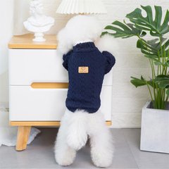 Dobaz Pattern трикотажный свитер для собак - M, Бордовый Petmarket