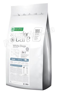 Nature's Protection White Dogs Small and Mini Breeds корм для собак малих порід з білою шерстю (біла риба) - 10 кг % Petmarket