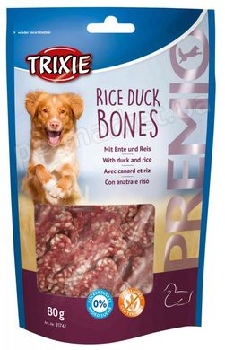 Trixie PREMIO Rice Duck Bones - лакомство для собак (утка/рис) - 80 г Petmarket