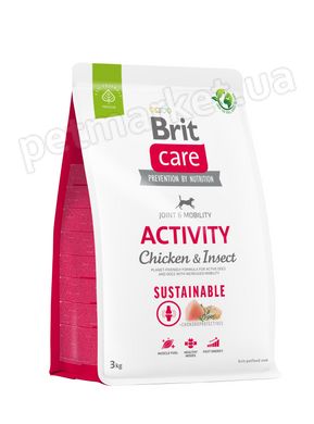 Brit Care Dog Sustainable Activity - корм для собак з підвищеною активністю (курка/комахи), 12 кг Petmarket