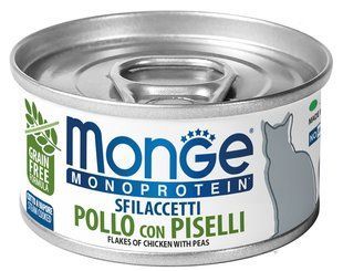 Monge Monoprotein Cat Solo Chicken with Peas - монопротеїнові консерви для котів (курка та горошок) - 80 г Petmarket