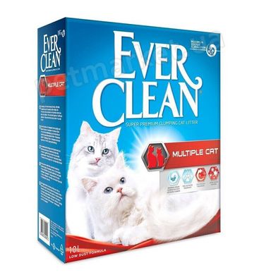 Ever Clean MULTIPLE CAT - Мульти Кет - комкующийся наполнитель для кошачьего туалета - 10 л Petmarket