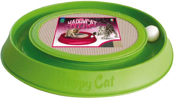 Georplast HappyCat інтерактивна іграшка з кігтеточкою для кішок - 41х38х5 см Petmarket