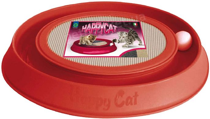 Georplast HappyCat інтерактивна іграшка з кігтеточкою для кішок - 41х38х5 см Petmarket
