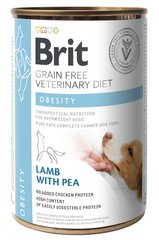Brit Veterinary Diet Obesity консервы для собак с избыточным весом/ожирением, 400 г Petmarket
