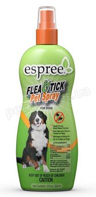 Espree FLEA & TICK Pet Spray - спрей от блох и клещей для собак - 355 мл Petmarket