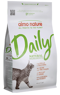 Almo Nature Daily Cat with Chicken & Turkey - корм для кошек (курица/индейка) Petmarket