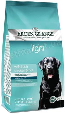 Arden Grange ADULT DOG Light - корм для собак с избыточным весом - 12 кг % Petmarket