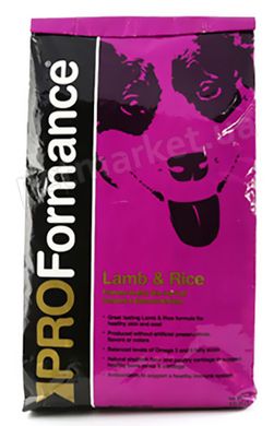 PROFormance Lamb & Rice - корм для собак всіх порід (ягня/рис) - 20 кг Petmarket